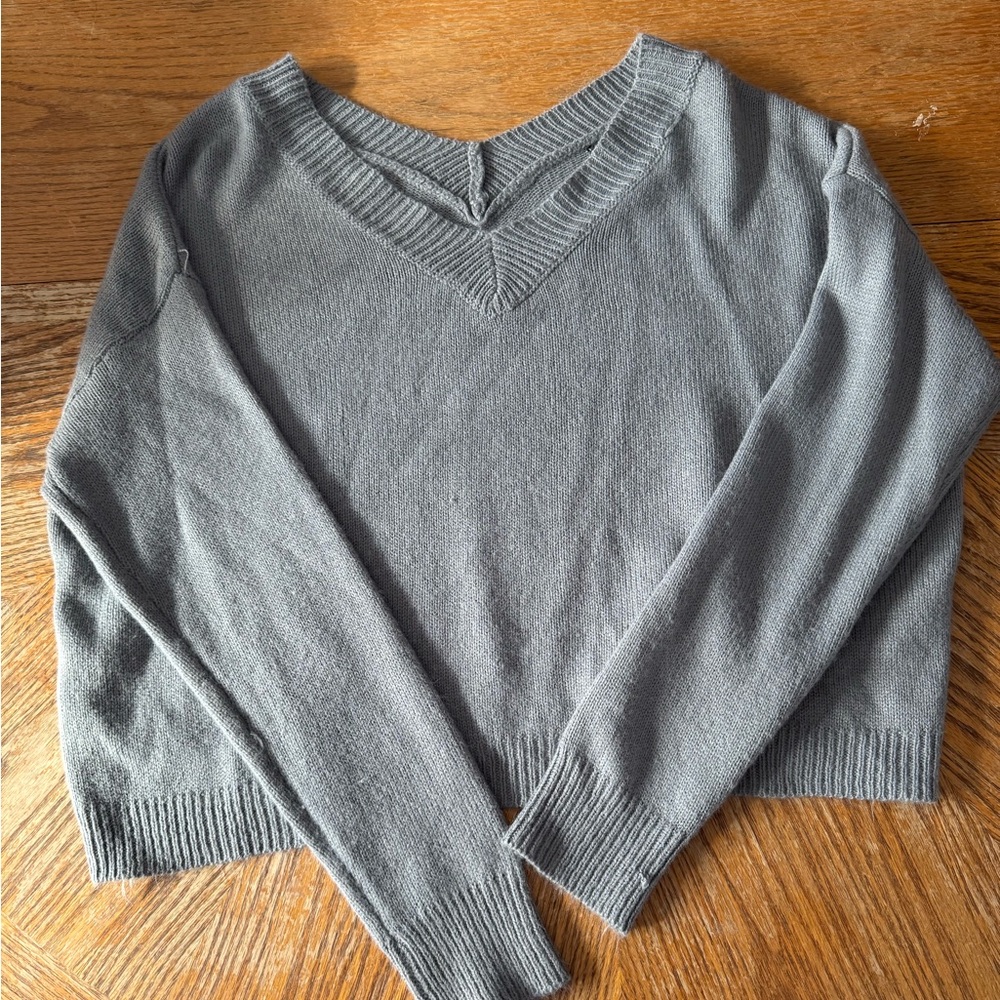 SHEIN CROPPED off shoulder sweater